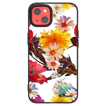Picasee Μαύρη θήκη σιλικόνης για Apple iPhone 13 - Meadow