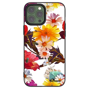 Picasee Μαύρη θήκη σιλικόνης για Apple iPhone 13 Pro Max - Meadow