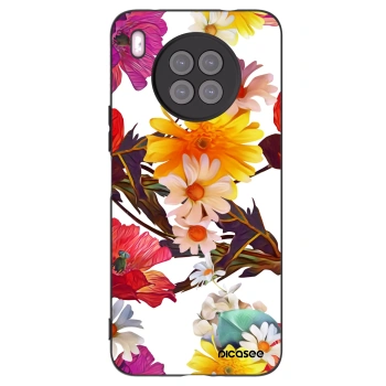 Picasee Μαύρη θήκη σιλικόνης για Huawei Nova 8i - Meadow