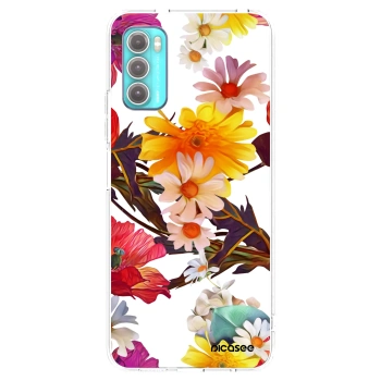 Picasee διαφανής θήκη σιλικόνης Motorola Moto G60 - Meadow