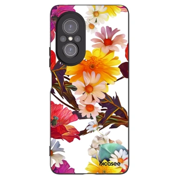 Picasee Μαύρη θήκη σιλικόνης για Huawei Nova 9 SE - Meadow