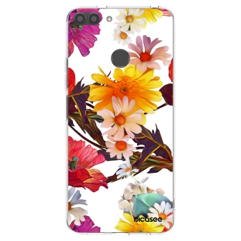 Picasee διαφανής θήκη σιλικόνης Huawei P Smart - Meadow