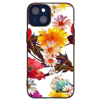 Picasee Μαύρη θήκη σιλικόνης για Apple iPhone 14 - Meadow