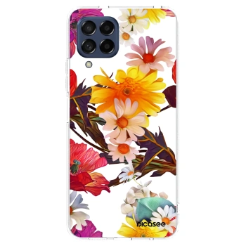 Picasee διαφανής θήκη σιλικόνης Samsung Galaxy M53 5G - Meadow
