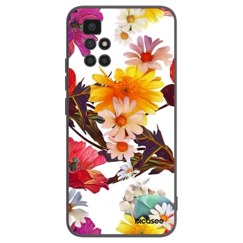 Picasee Μαύρη θήκη σιλικόνης για Xiaomi Redmi 10 (2022) - Meadow