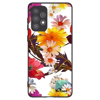 Picasee Μαύρη θήκη σιλικόνης για Samsung Galaxy A73 5G - Meadow