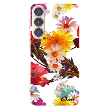 Picasee διαφανής θήκη σιλικόνης Samsung Galaxy S23+ 5G - Meadow