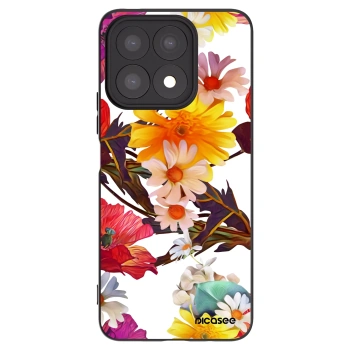 Picasee Μαύρη θήκη σιλικόνης για Honor X8a - Meadow