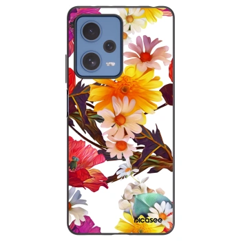Picasee Μαύρη θήκη σιλικόνης για Xiaomi Redmi Note 12 Pro 5G - Meadow