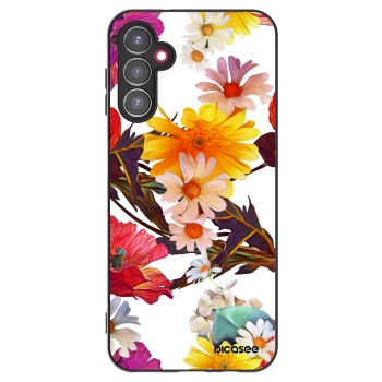 Picasee Μαύρη θήκη σιλικόνης για Samsung Galaxy A14 4G A145R - Meadow