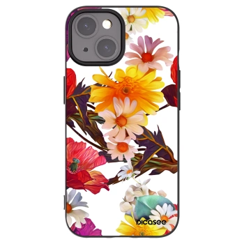 Picasee Μαύρη θήκη σιλικόνης για Apple iPhone 15 - Meadow