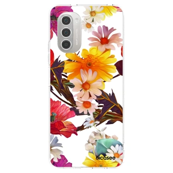 Picasee διαφανής θήκη σιλικόνης Motorola Moto G51 - Meadow