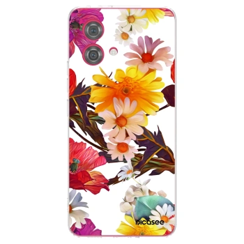 Picasee διαφανής θήκη σιλικόνης Motorola Moto G84 5G - Meadow