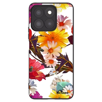 Picasee Μαύρη θήκη σιλικόνης για Honor X8b - Meadow
