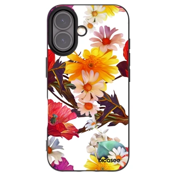 Picasee Μαύρη θήκη σιλικόνης για Apple iPhone 16 - Meadow