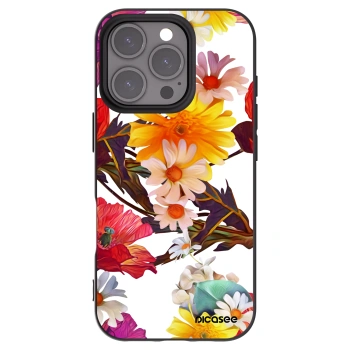 Picasee Μαύρη θήκη σιλικόνης για Apple iPhone 16 Pro - Meadow