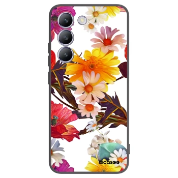 Picasee Μαύρη θήκη σιλικόνης για Vivo V40 SE 5G - Meadow