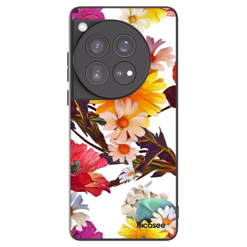 Picasee Μαύρη θήκη σιλικόνης για OnePlus 12 5G - Meadow