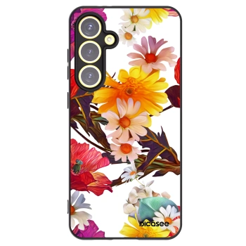 Picasee Μαύρη θήκη σιλικόνης για Samsung Galaxy S24 FE S721B - Meadow