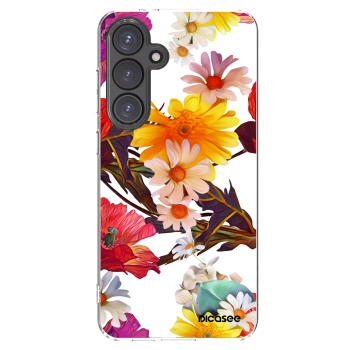 Picasee διαφανής θήκη σιλικόνης Samsung Galaxy S24 FE S721B - Meadow