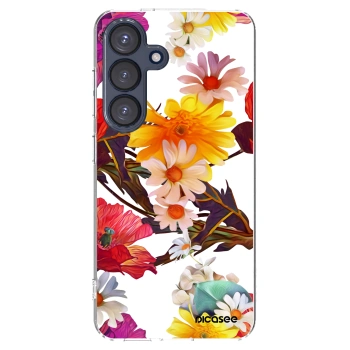 Picasee διαφανής θήκη σιλικόνης Samsung Galaxy S25 5G - Meadow
