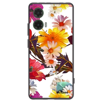 Picasee Μαύρη θήκη σιλικόνης για Motorola Moto G35 5G - Meadow