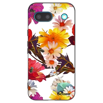 Picasee Μαύρη θήκη σιλικόνης για Google Pixel 8a - Meadow