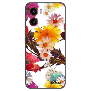 Picasee Μαύρη θήκη σιλικόνης για Motorola Moto G05 - Meadow