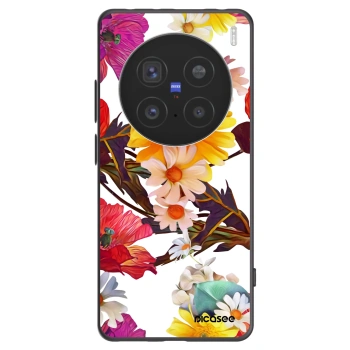Picasee Μαύρη θήκη σιλικόνης για Vivo X200 Pro - Meadow