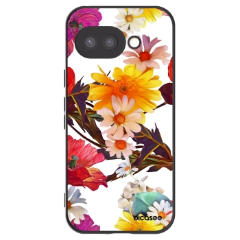 Picasee Μαύρη θήκη σιλικόνης για Google Pixel 9a - Meadow