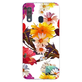 Picasee διαφανής θήκη σιλικόνης Samsung Galaxy A40 A405F - Meadow