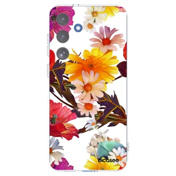 Picasee διαφανής θήκη σιλικόνης Samsung Galaxy S25 FE 5G - Meadow