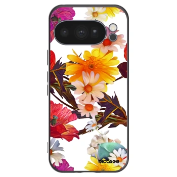 Picasee Μαύρη θήκη σιλικόνης για Google Pixel 10 Pro - Meadow