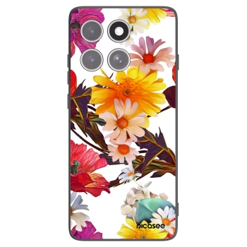 Picasee Μαύρη θήκη σιλικόνης για Motorola Edge 60 Fusion - Meadow