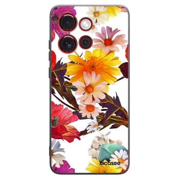 Picasee Μαύρη θήκη σιλικόνης για Motorola Edge 60 Neo 5G - Meadow