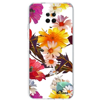 Picasee διαφανής θήκη σιλικόνης Xiaomi Redmi Note 9S - Meadow