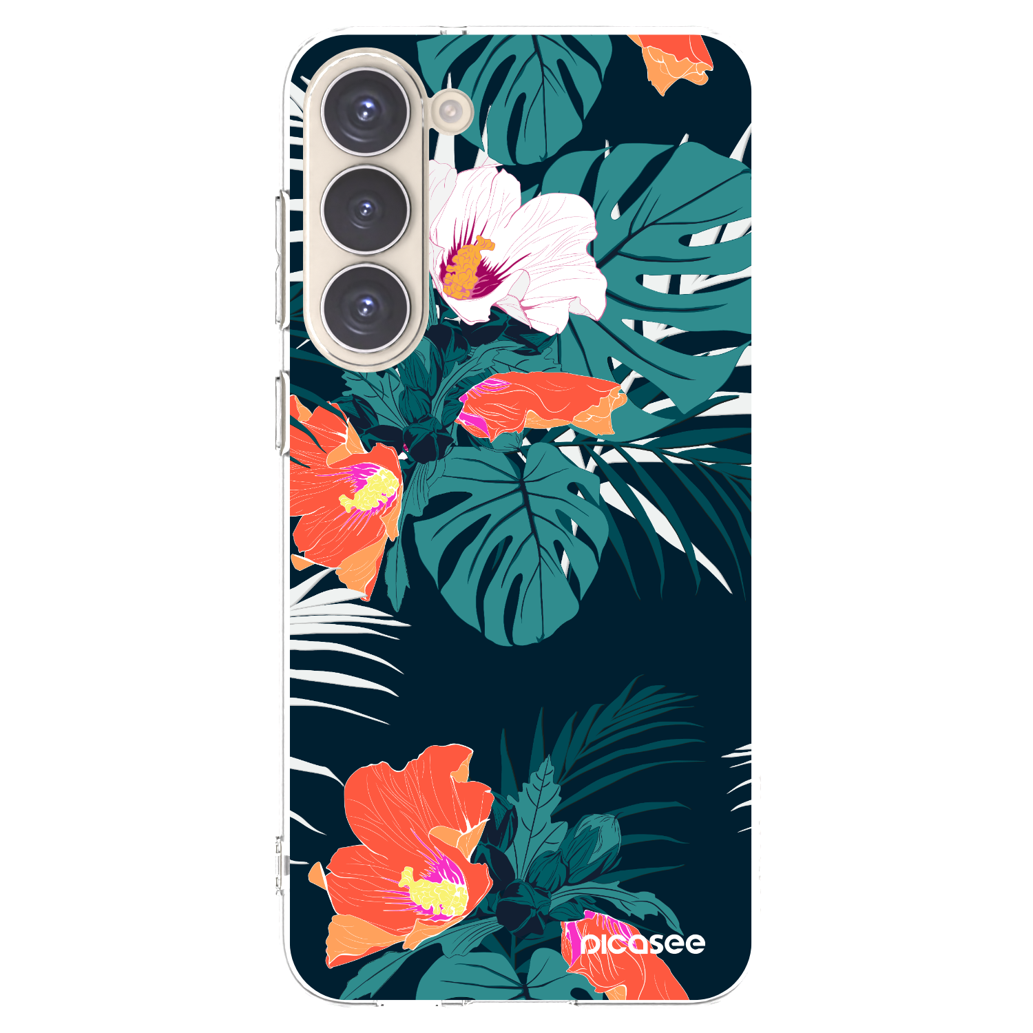 Picasee διαφανής θήκη σιλικόνης Samsung Galaxy S23+ 5G - Monstera Color
