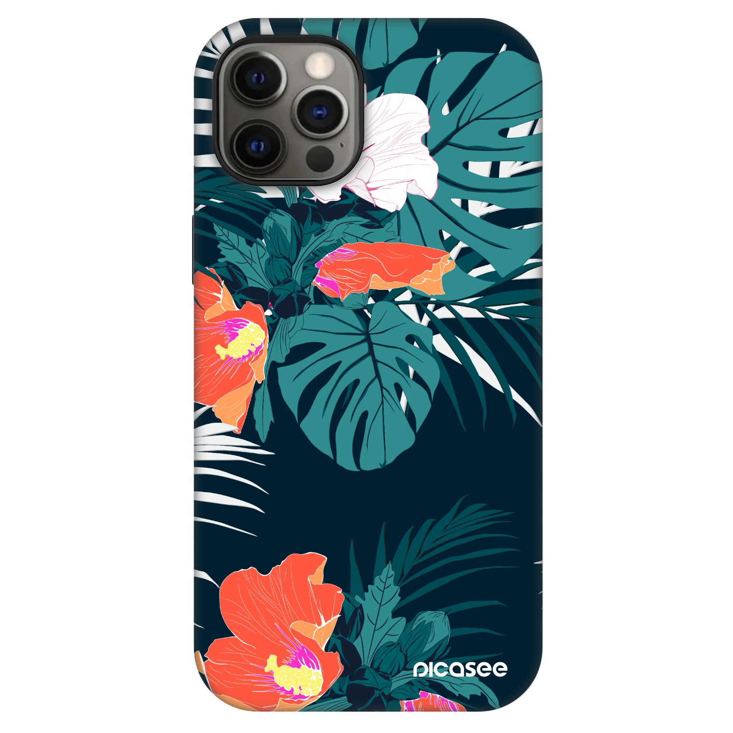 Picasee Fashion Case MagSafe για Apple iPhone 12 Pro - Monstera Color