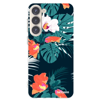 Picasee διαφανής θήκη σιλικόνης Samsung Galaxy S23+ 5G - Monstera Color