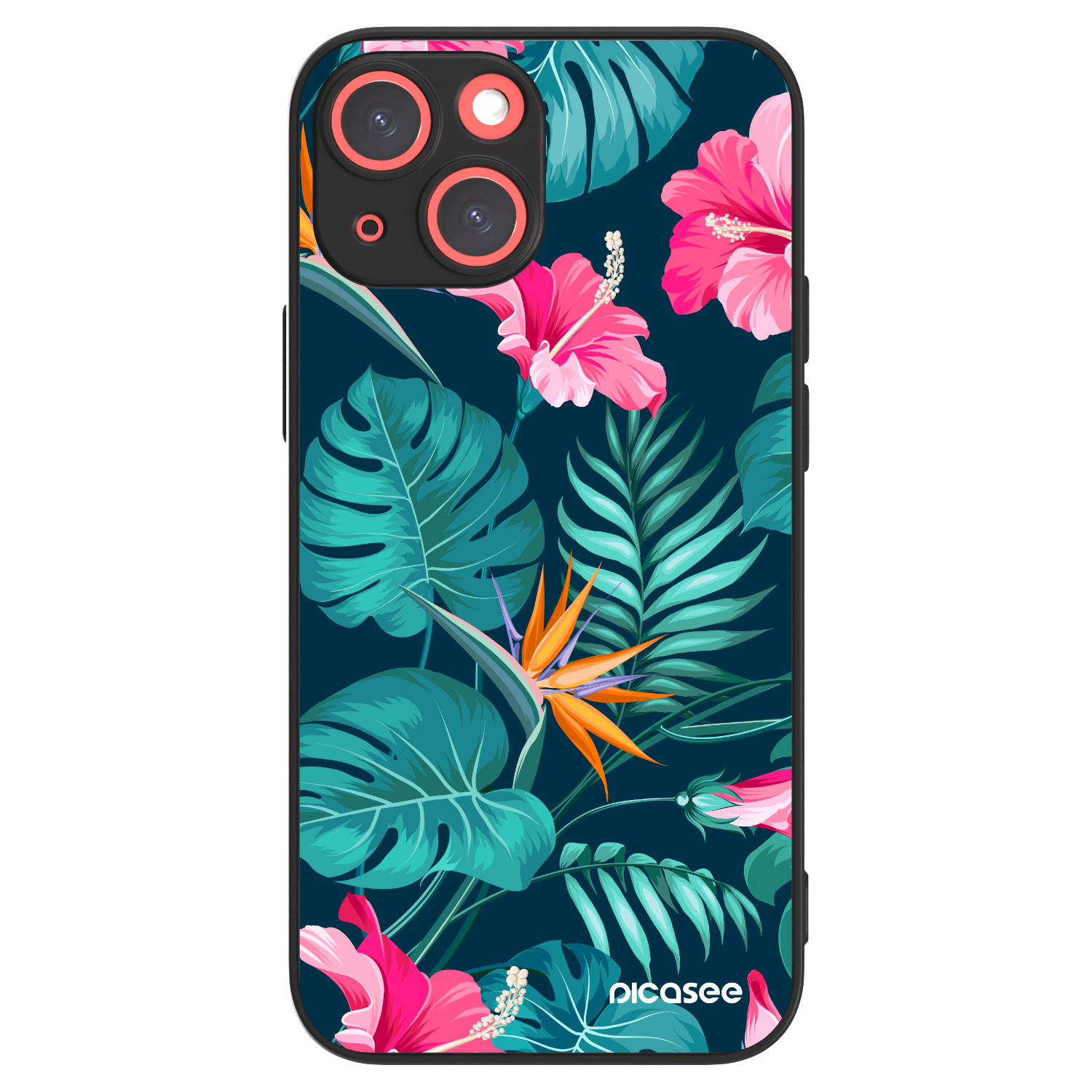 Picasee ULTIMATE CASE για Apple iPhone 13 mini - Pink Monstera