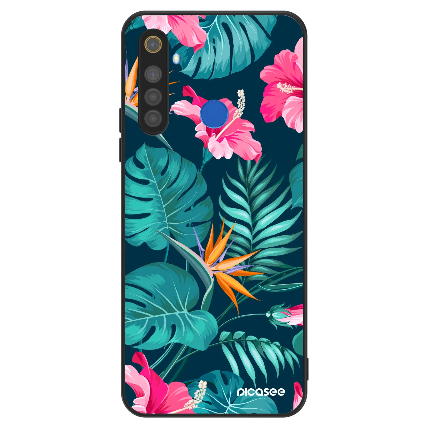 Picasee ULTIMATE CASE για Realme 5 - Pink Monstera