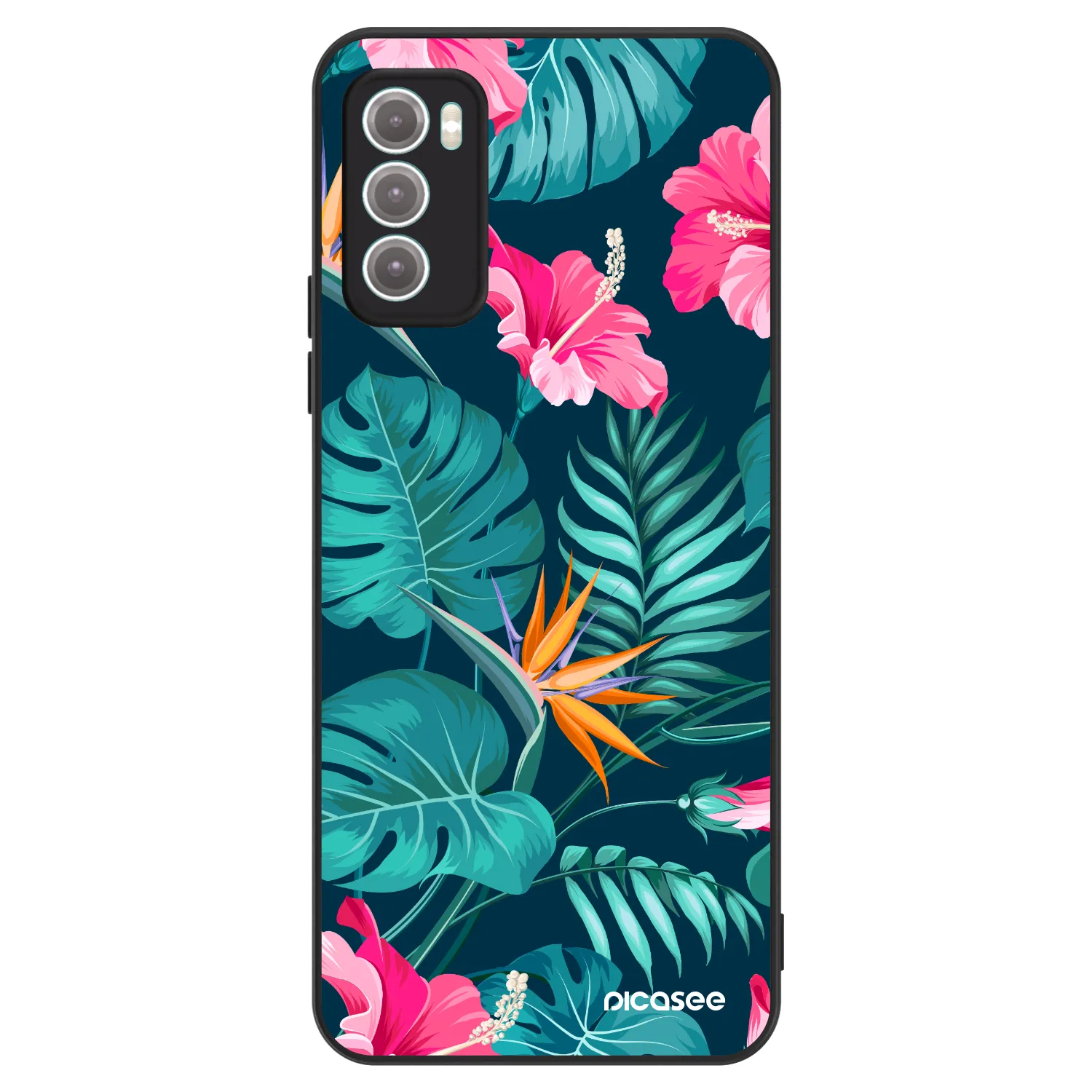 Picasee ULTIMATE CASE για Motorola Moto G60 - Pink Monstera