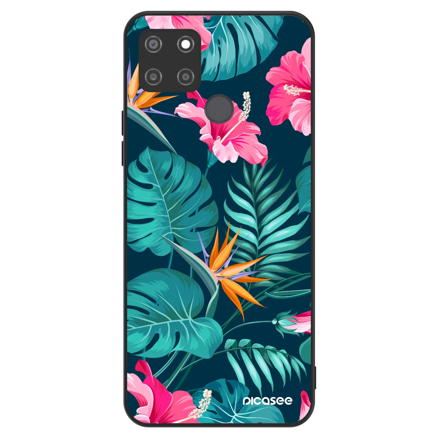 Picasee ULTIMATE CASE για Realme C21Y - Pink Monstera