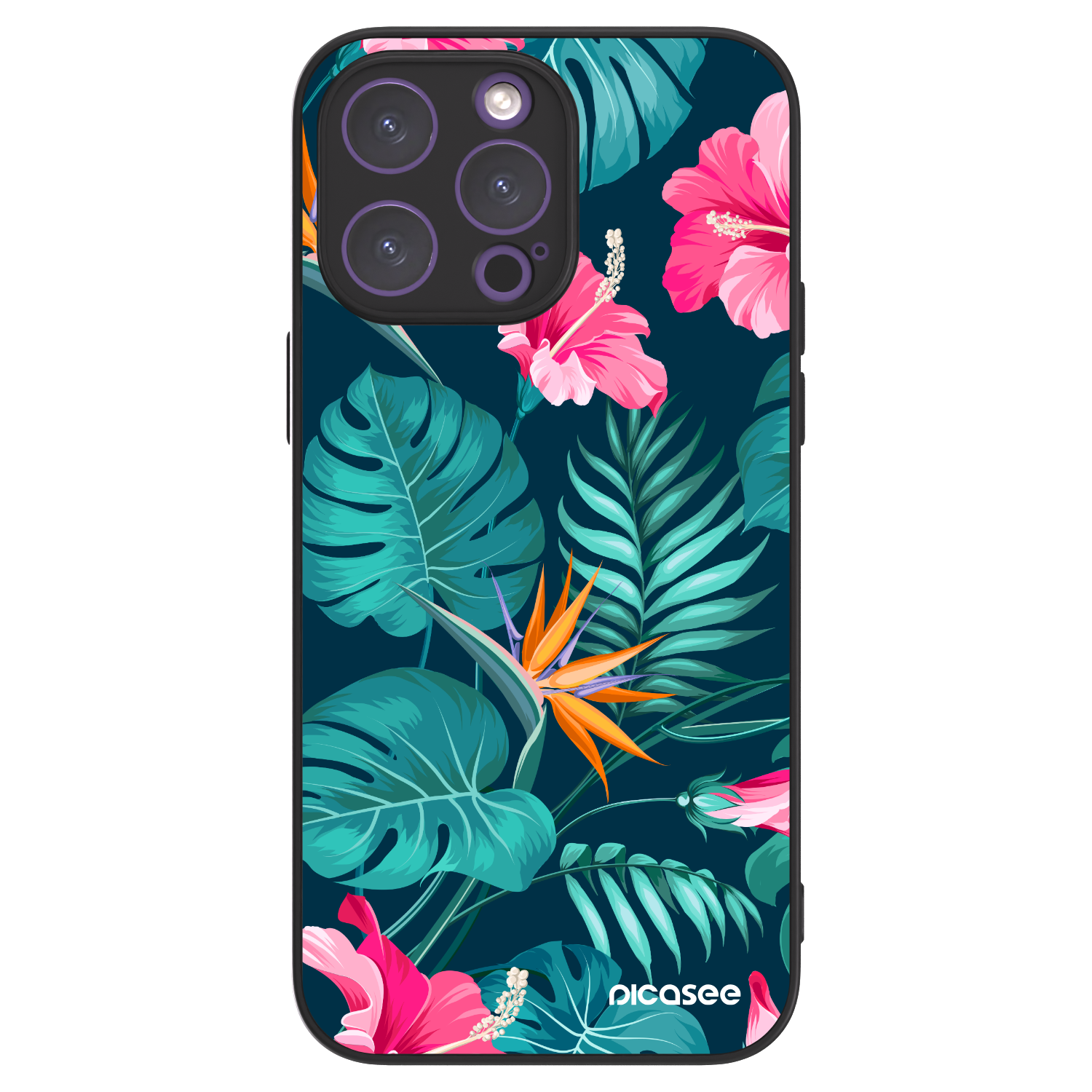 Picasee ULTIMATE CASE MagSafe pro Apple iPhone 14 Pro Max - Pink Monstera