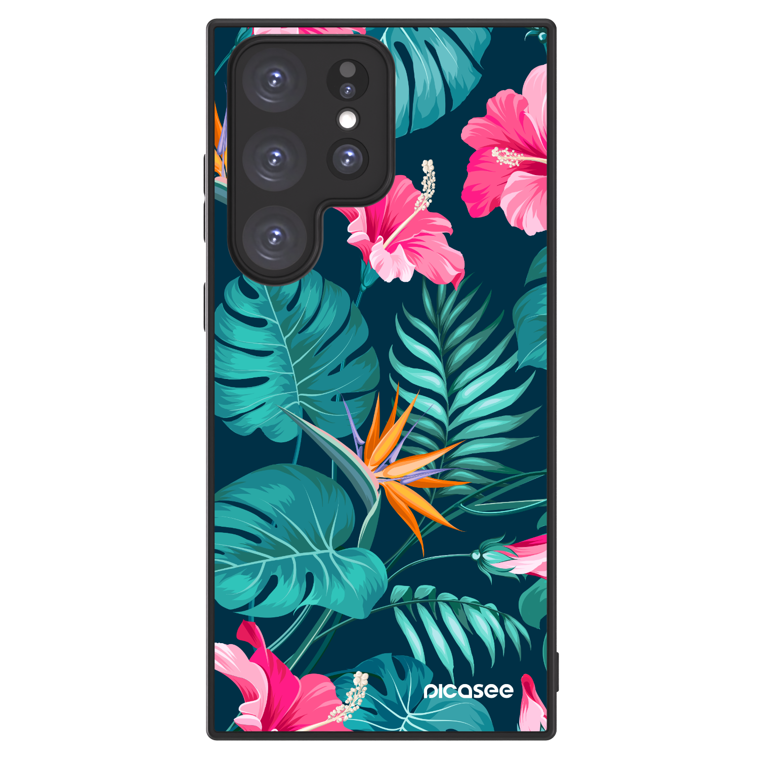 Picasee ULTIMATE CASE για Samsung Galaxy S23 Ultra 5G - Pink Monstera