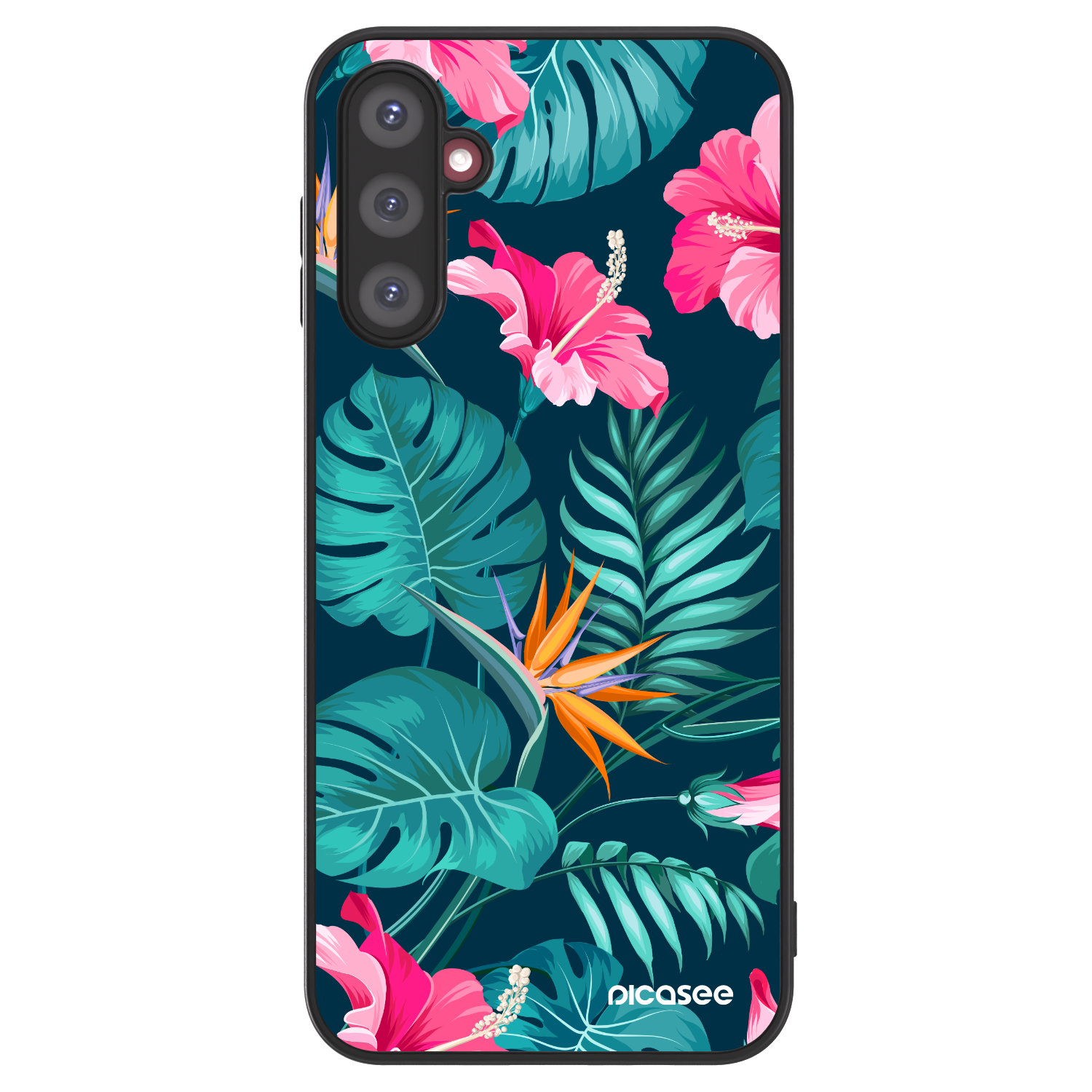 Picasee ULTIMATE CASE για Samsung Galaxy A14 4G A145R - Pink Monstera