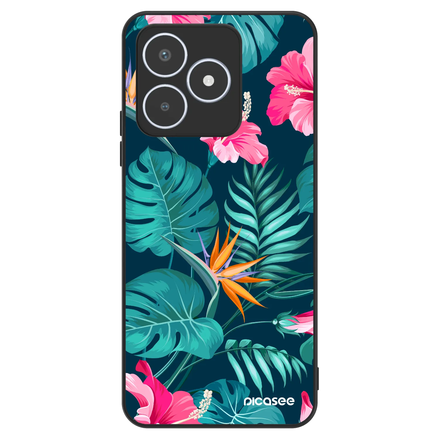 Picasee ULTIMATE CASE για Realme C53 - Pink Monstera