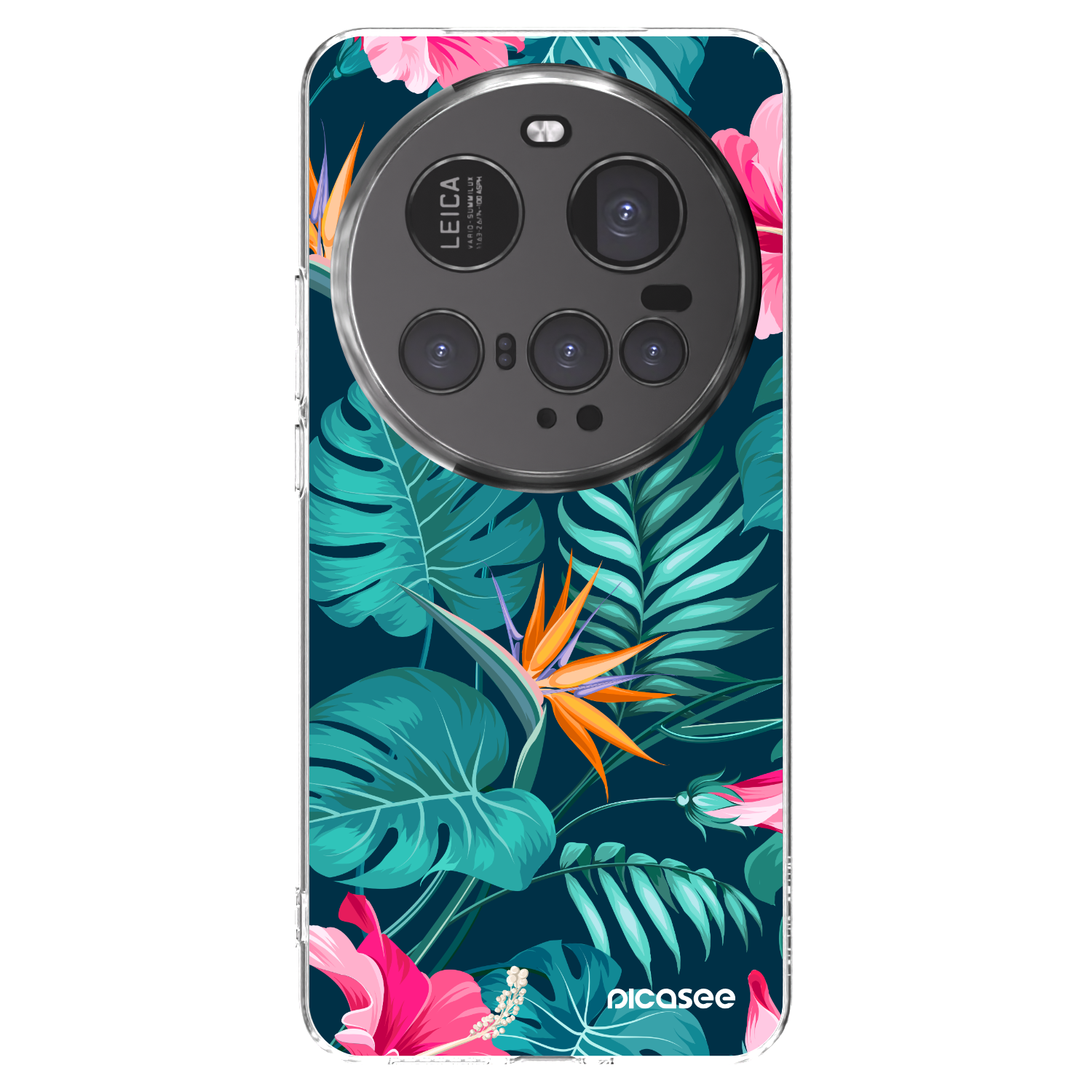 Picasee διαφανής θήκη σιλικόνης Xiaomi 15 Ultra - Pink Monstera