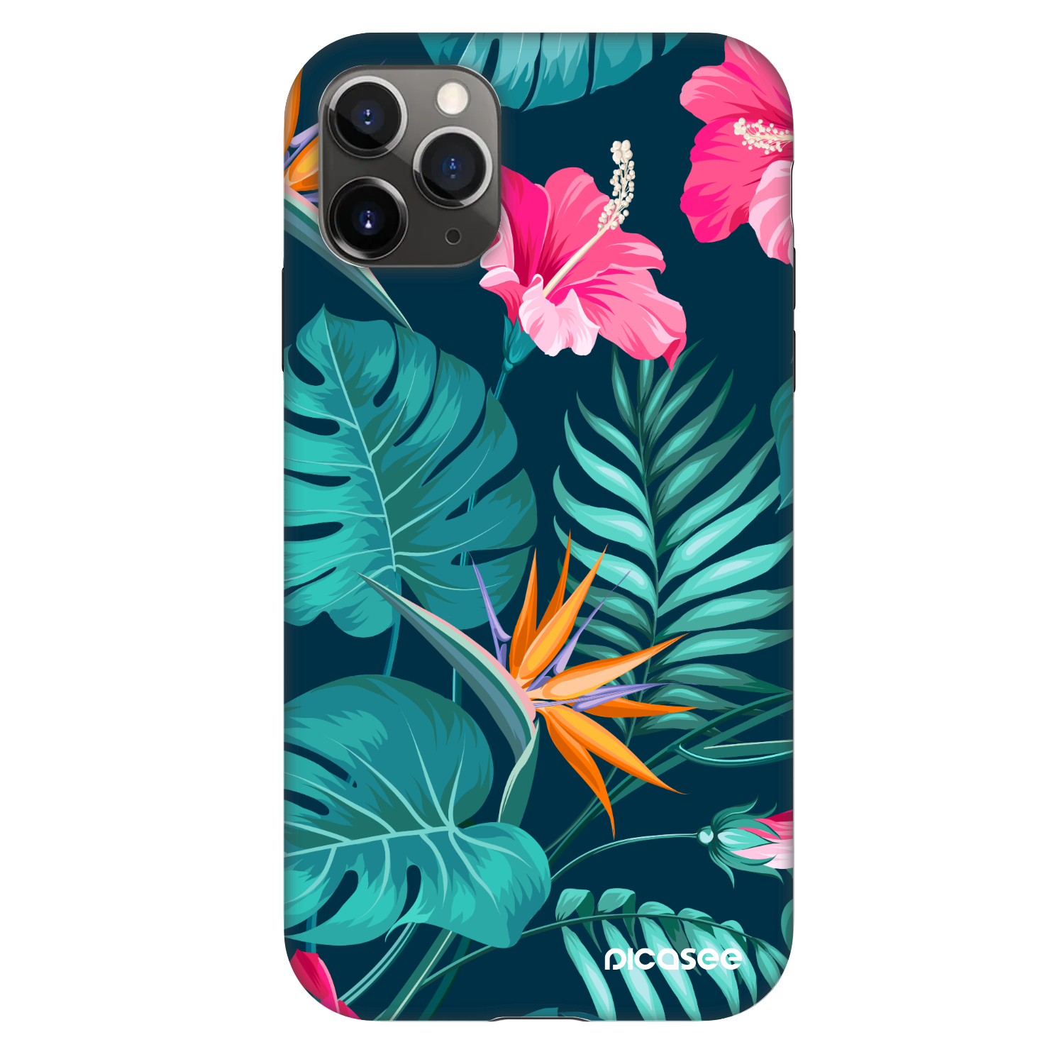 Picasee Fashion Case για Apple iPhone 11 Pro - Pink Monstera