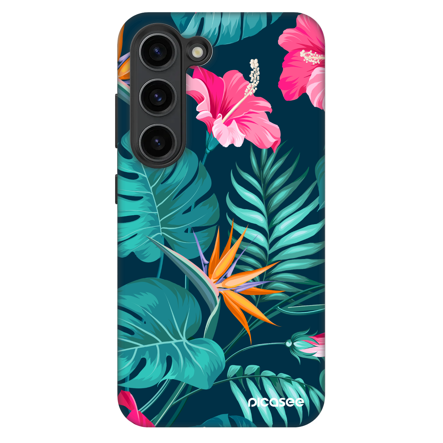Picasee Fashion Case για Samsung Galaxy S23+ 5G - Pink Monstera